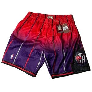 Mitchell & Ness Raptors NBA Striped Shorts 90s